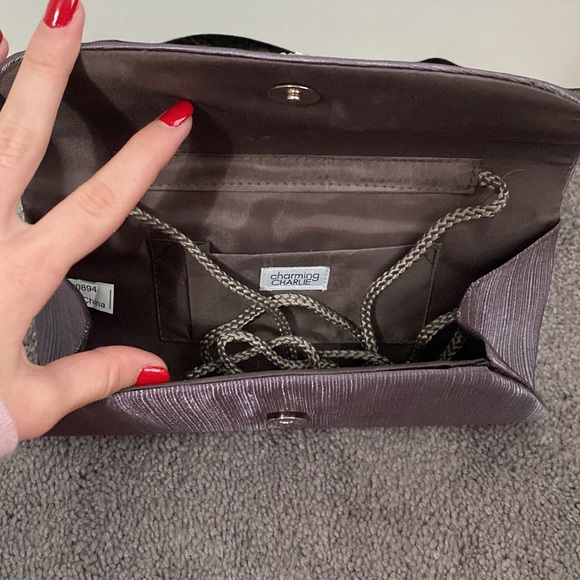 grey handheld or shoulder bag - Picture 2 of 4